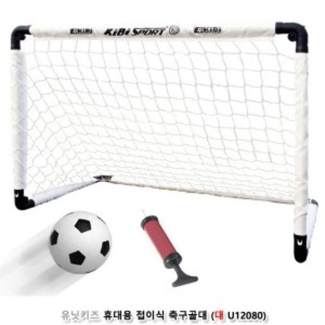 유아용품 유닛키즈 접이식 축구골대 휴대용