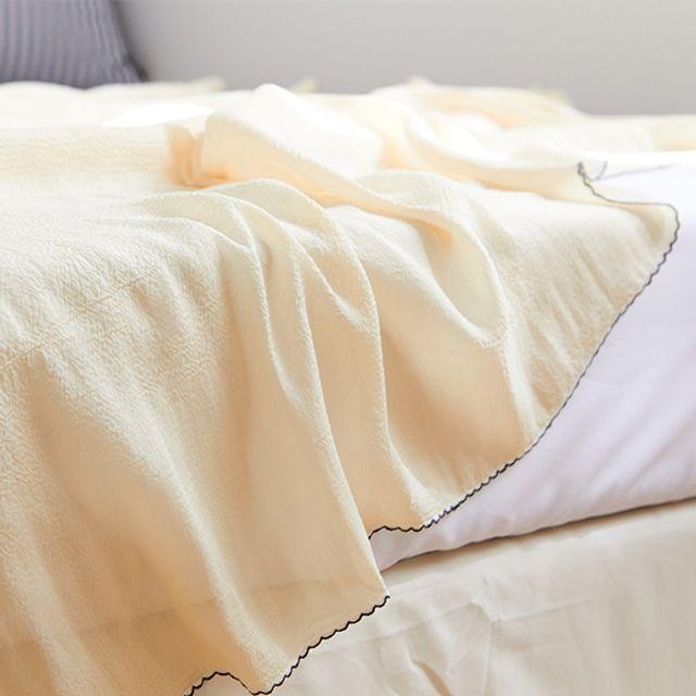 여름 파스텔 리플원단 홑이불 BEDCOVER