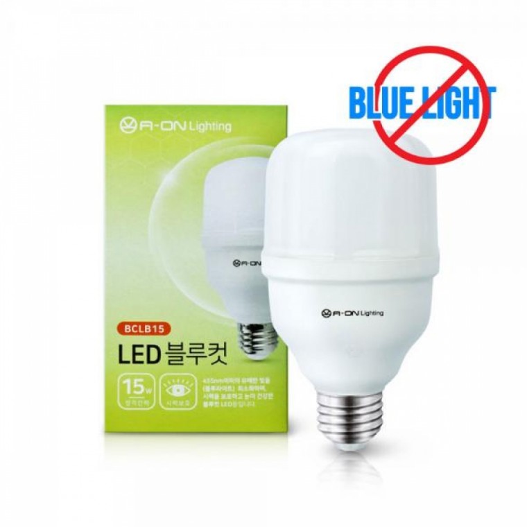 LED 블루라이트 차단 전구 책상 공부방 램프 15W