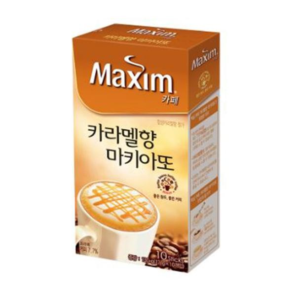 맥심 카페 카라멜향 마키아또 10T 12개