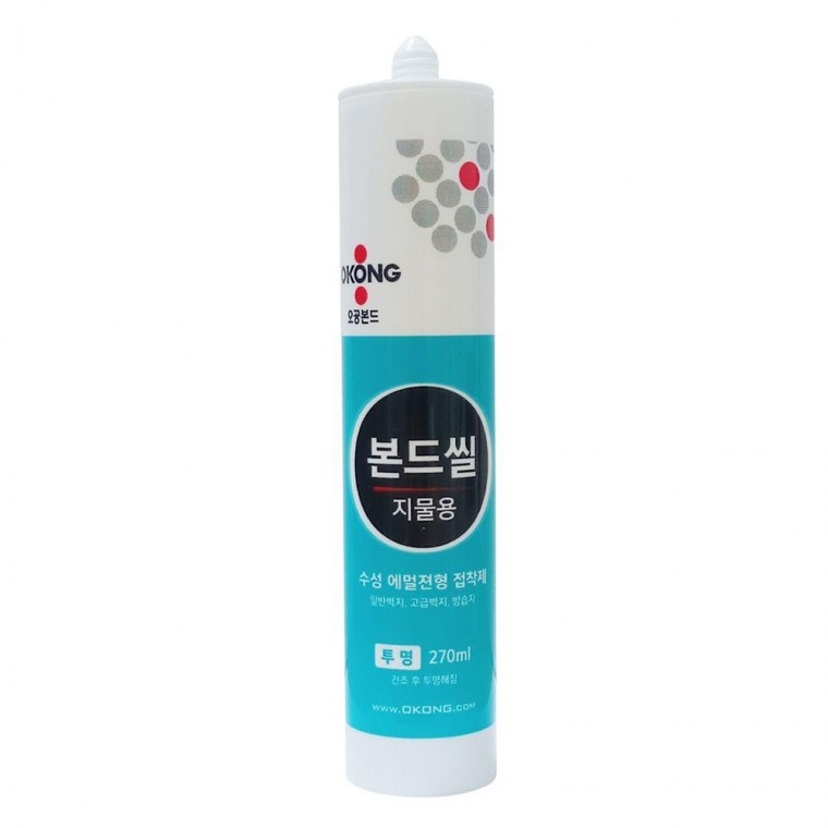 오공본드씰 지물용 실리콘 300ml (투명)-1박스25개