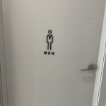 화장실 탈의실 표지판 남자 블랙