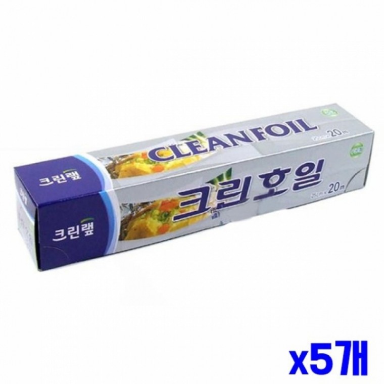 주방잡화 크린호일 25cmX20m x5개