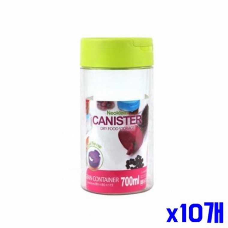 튼튼한 투명 양념통 중 700ml x10개 양념용기 소스병