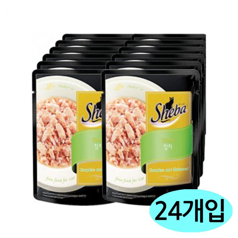 쉬바 파우치 (참치) (70g x 24개) (1박스)