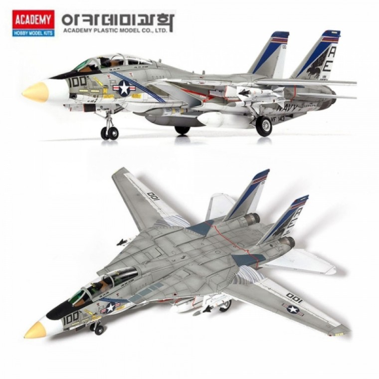 아카데미 1대72 미해군 F-14A VF-143 푸킨독스 (12563)