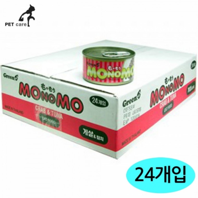 모노모 캔 (게살.참치) (24개입) (1박스)