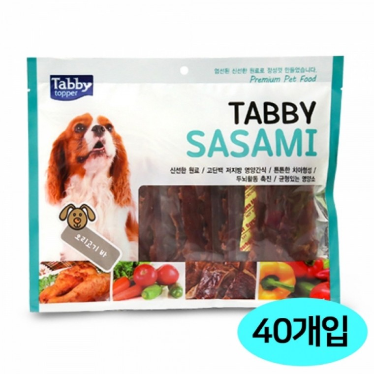 테비 사사미 오리고기 바 (300g x 40개)