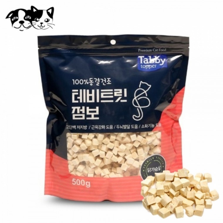 테비 100프로 동결건조 테비트릿 점보 500g (고양이 간식)