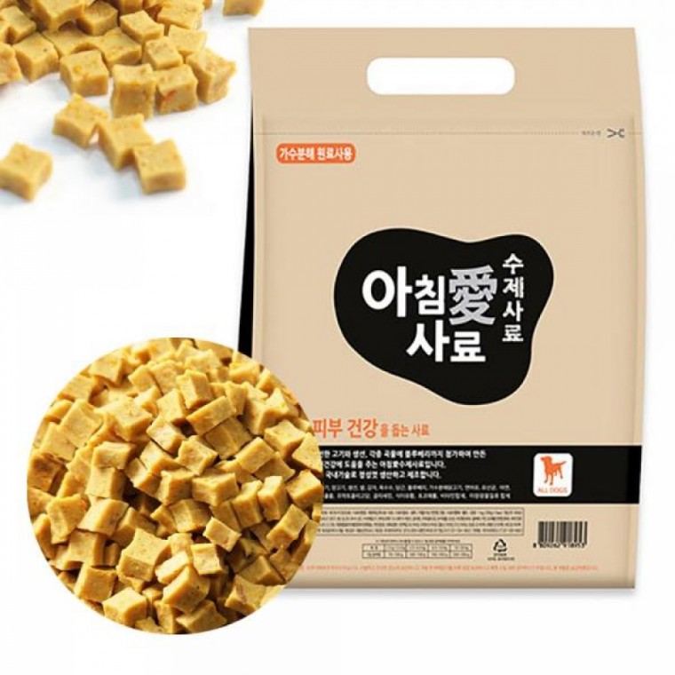 아침애 강아지 사료 피부건강 3kg