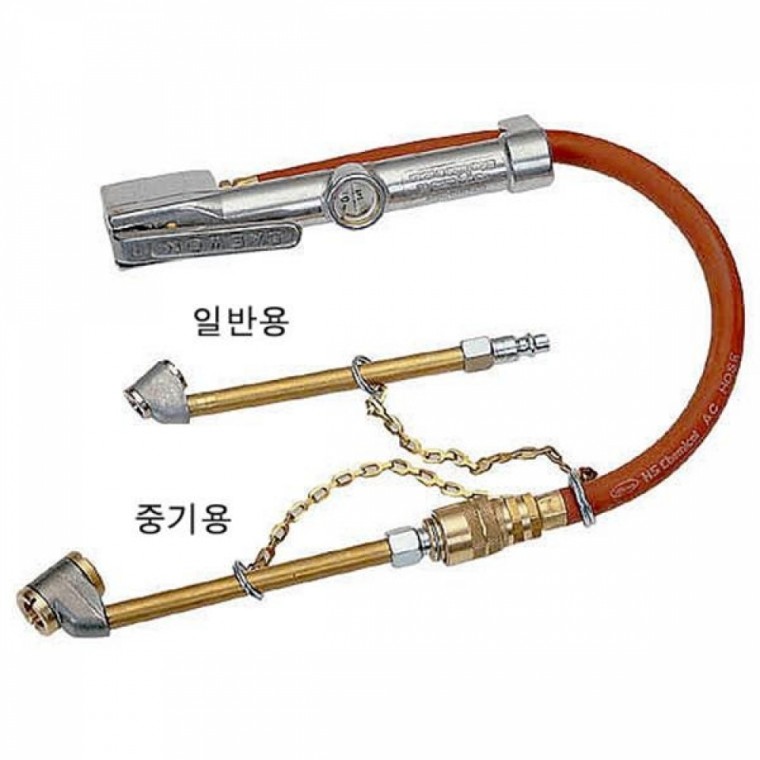 대원금속 타이어 압력게이지 DW-202 10-120PSI 파이프굿찌(일반용 중기용) (1EA)