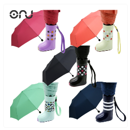 방수포 내장 3단 우산