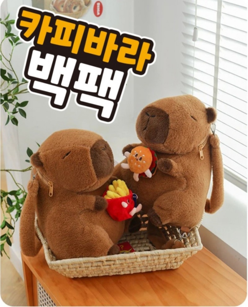 핵인싸템 카피바라백팩30센티
