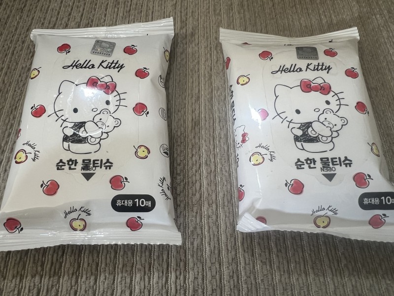 헬로우키티/순한물티슈/10매/5매