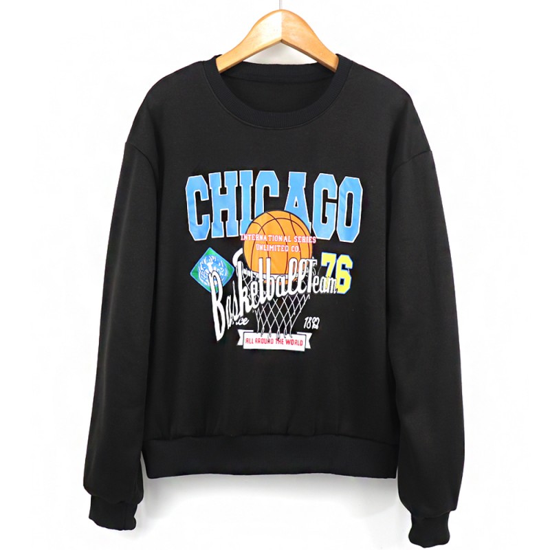 (도매야)시카고 레터링 맨투맨